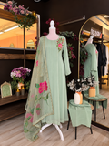 Rose Garden Hand-Painted Suit