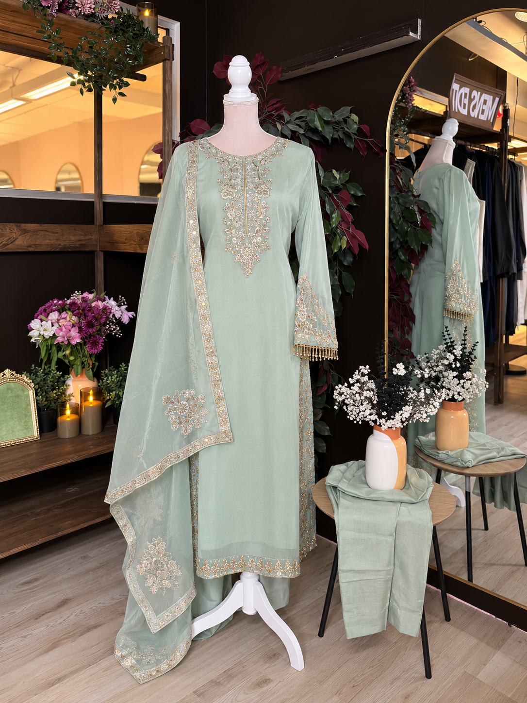 Pistachio Pearl Formal Suit
