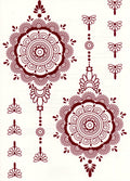 Henna Sticker - 2 sider