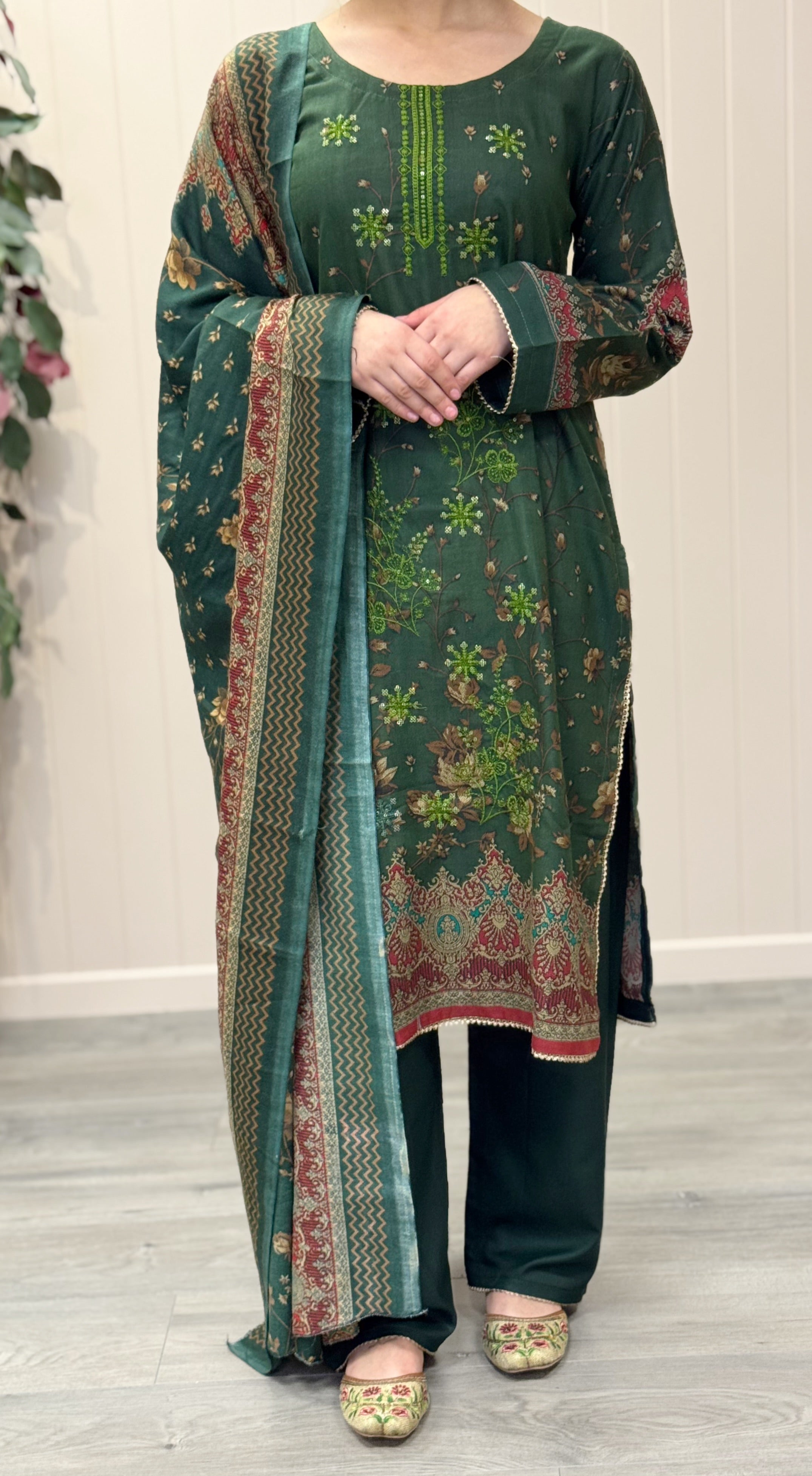 Emerald Green Linen suit