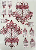 Henna Sticker - 2 sider