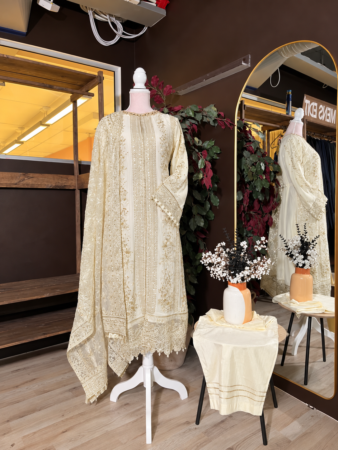 Golden Vanilla Luxe Suit