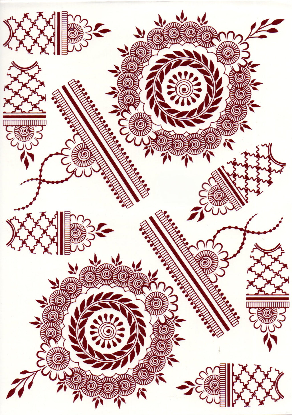 Henna sticker - 2 sider