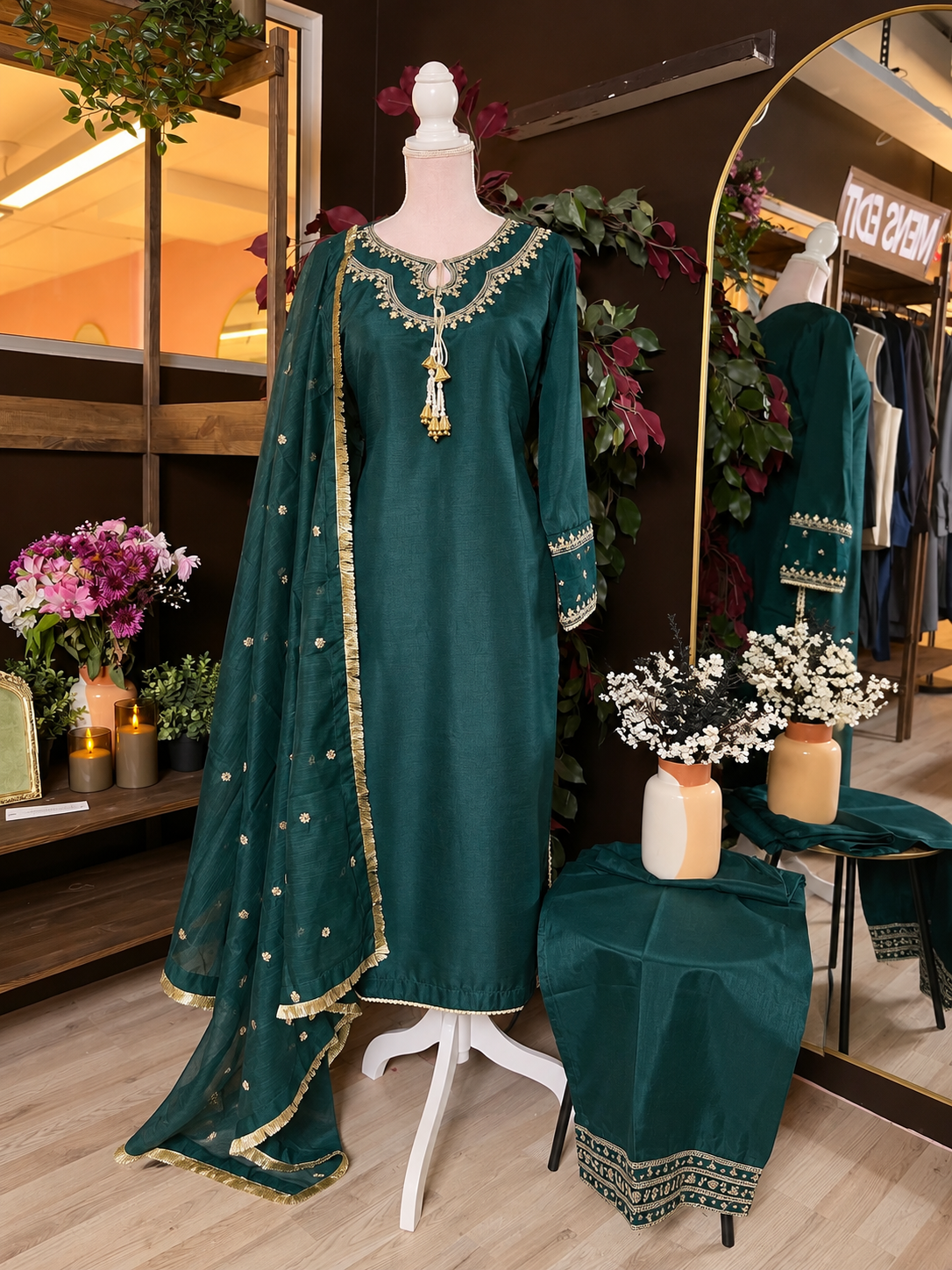Sultan's Teal Suit