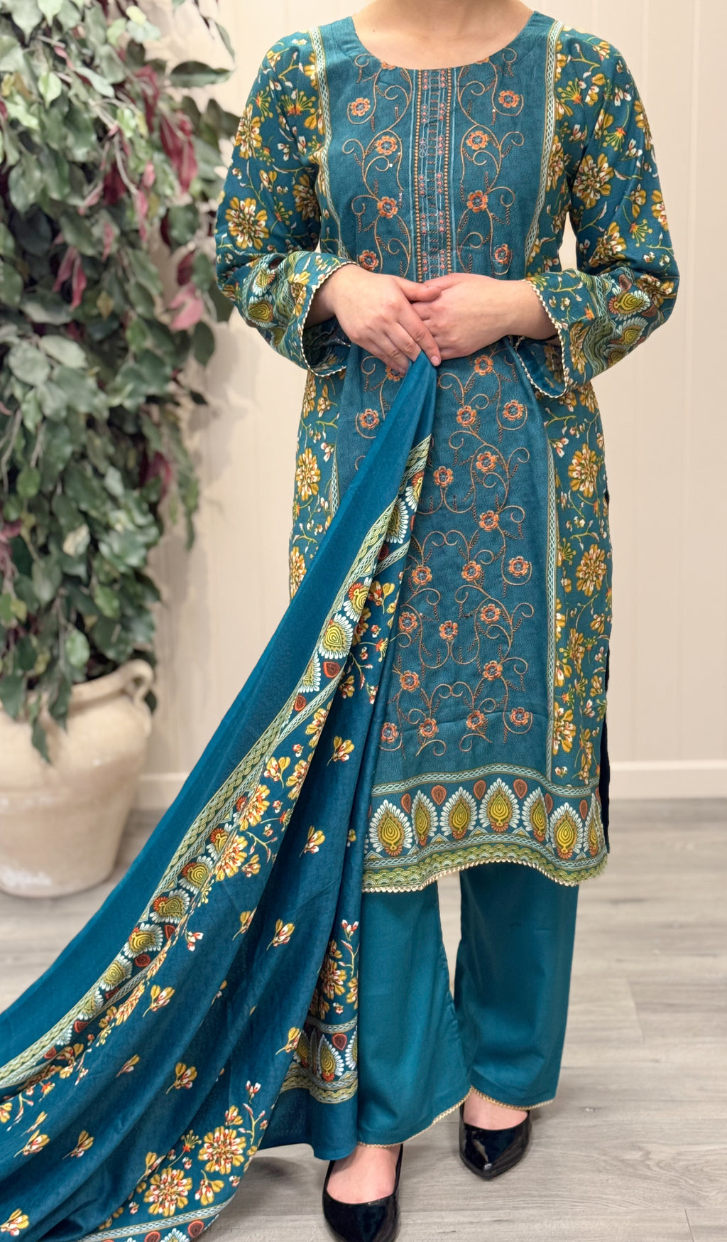 Teal Heritage suit