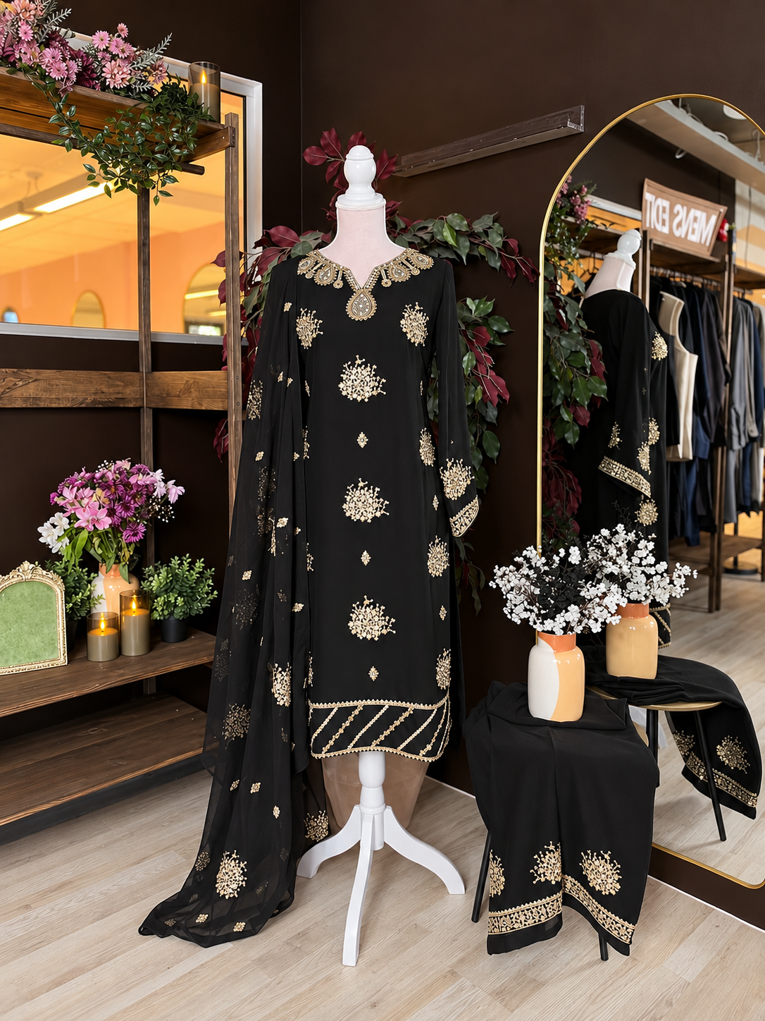 Sunehri Raat Embroidered Suit