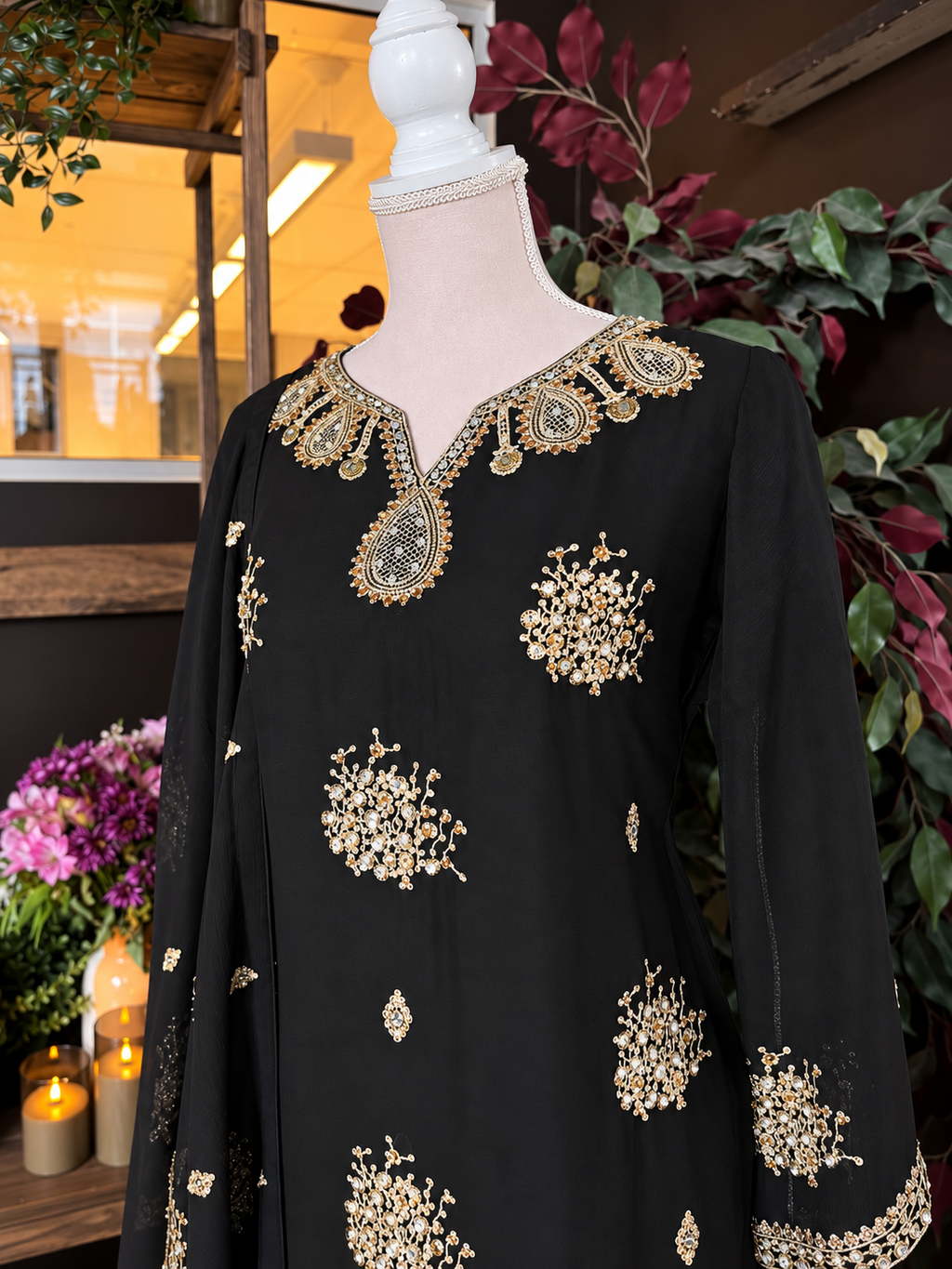 Sunehri Raat Embroidered Suit