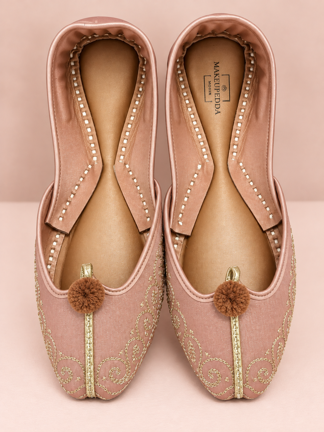 Gulabo – Blush Pink Khussa