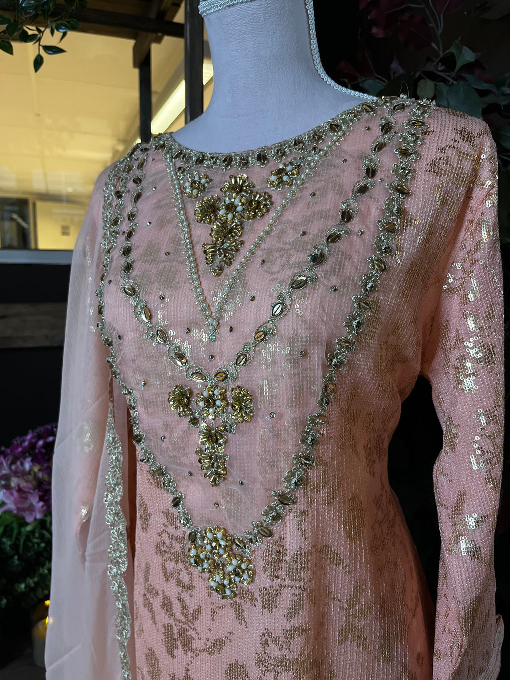 Peach Petals Suit