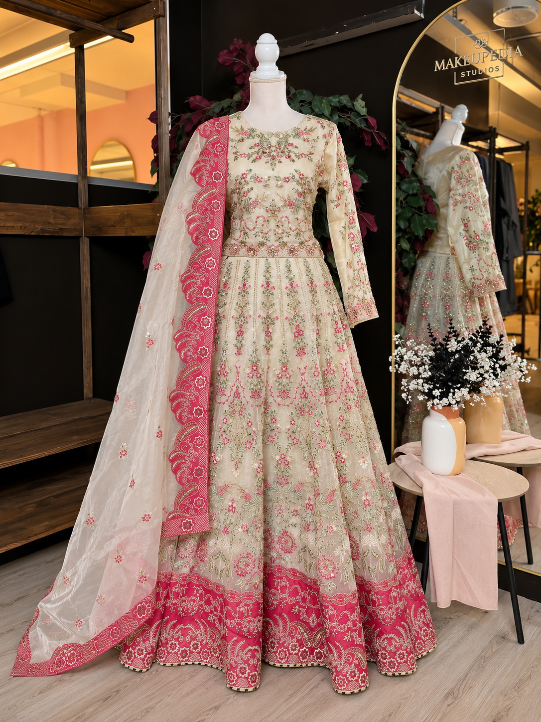 Rosewood Charm Lengha