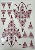 Henna Sticker - 2 sider