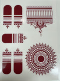 Henna Sticker - 1 side
