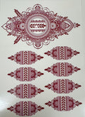 Henna sticker - 1 side