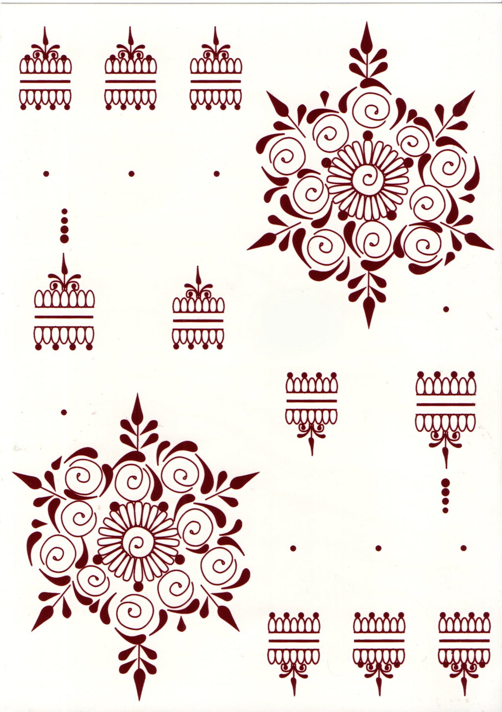 Henna sticker - 2 sider