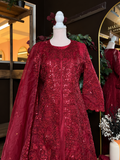 Ruby Elegance Maxi Dress