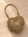 Royal Heart Mini Clutch – Gold