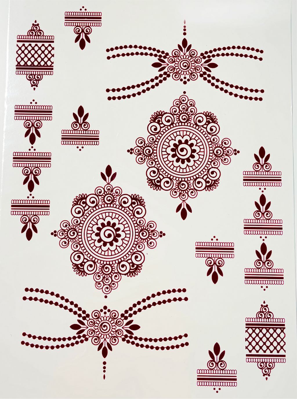 Henna sticker - 2 sider