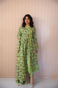 Sabz Bahaar - Printed Linen suit