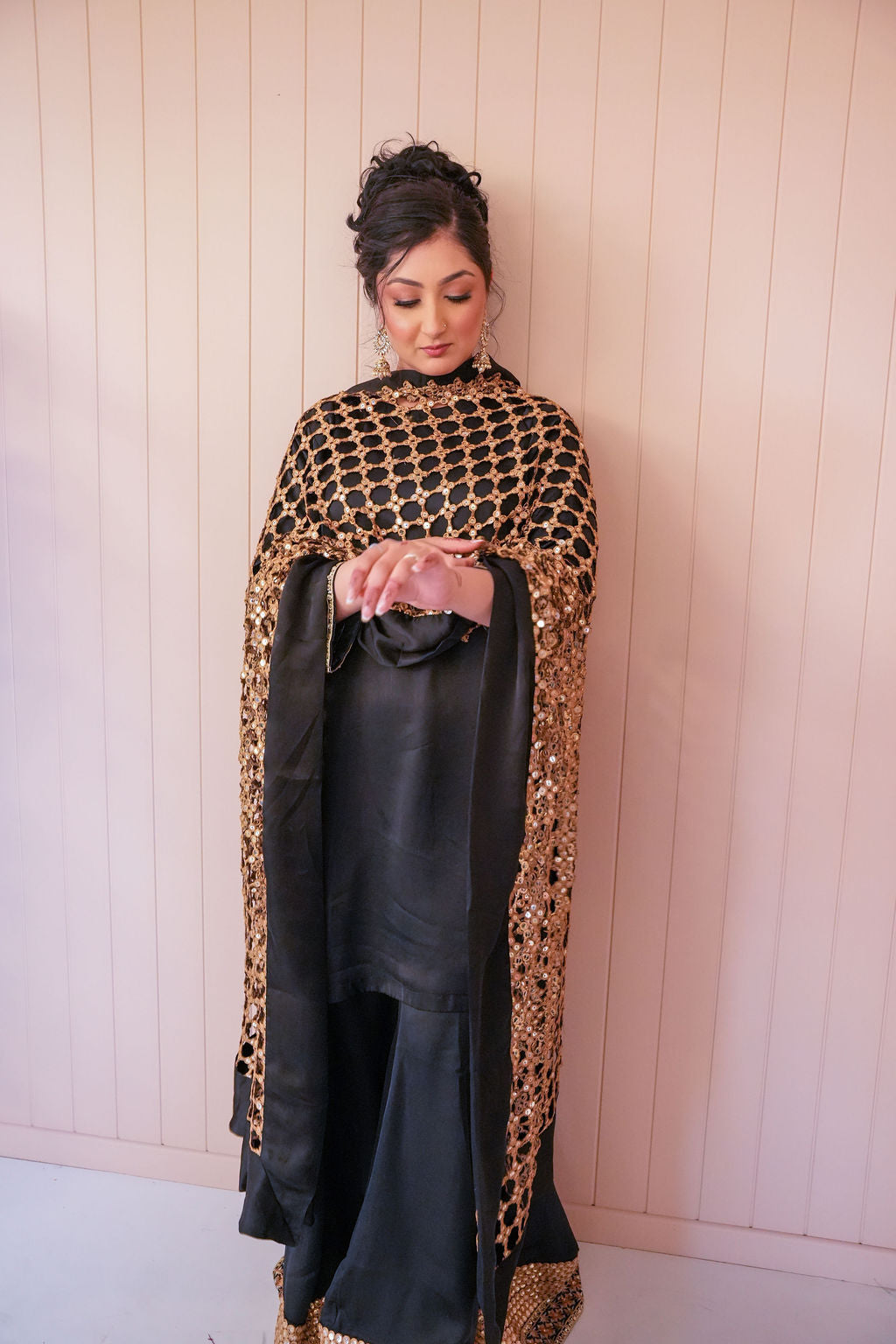 Nooré Zahra - Sheesh dupatta Dress Silk