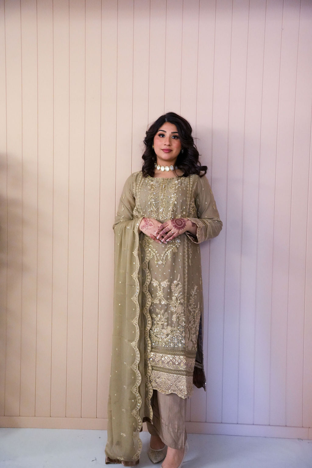 Zarq-e-Shehnaz – Embroidered Chiffon Suit