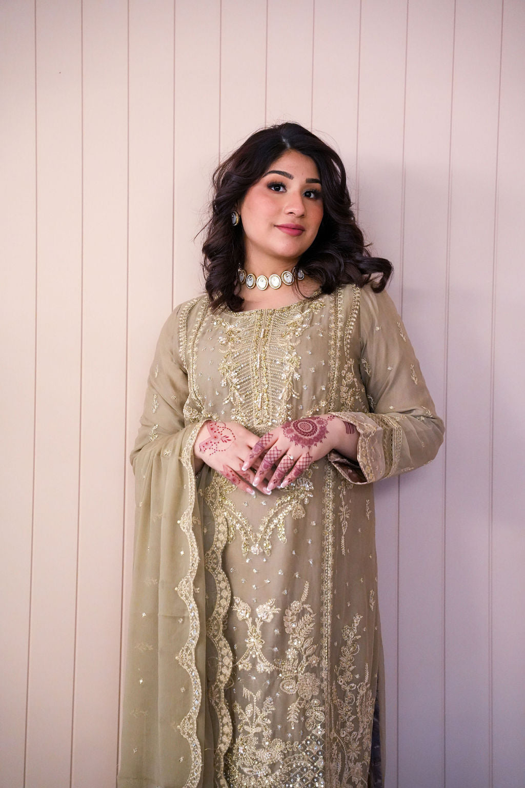 Zarq-e-Shehnaz – Embroidered Chiffon Suit