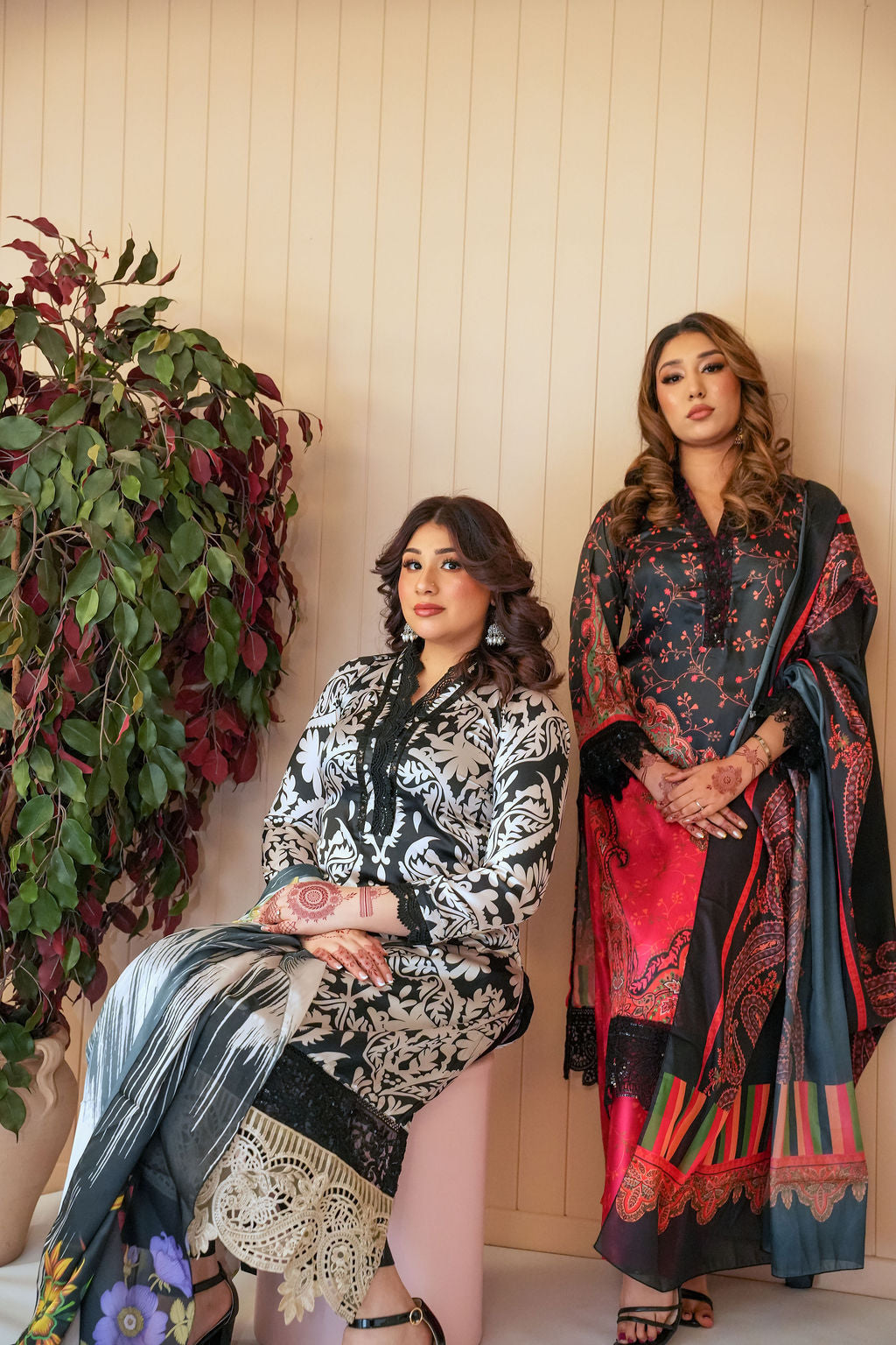 Midnight Bloom - Printed Silk