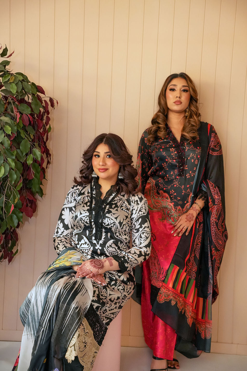 Midnight Bloom - Printed Silk