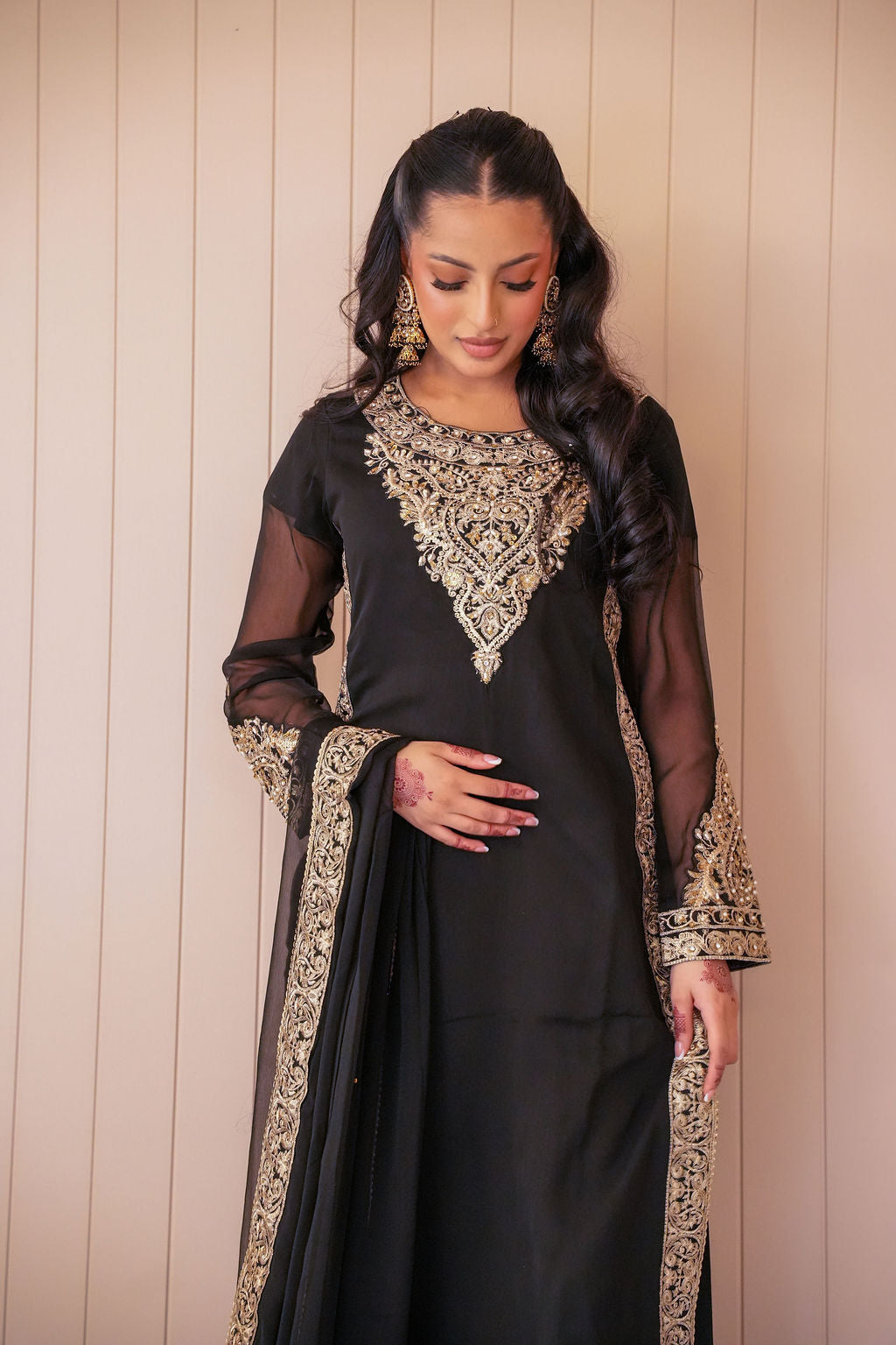 Zara - Embroidered chiffon