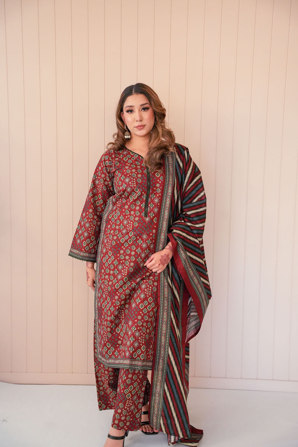 Rustic Heritage Khaddar suit