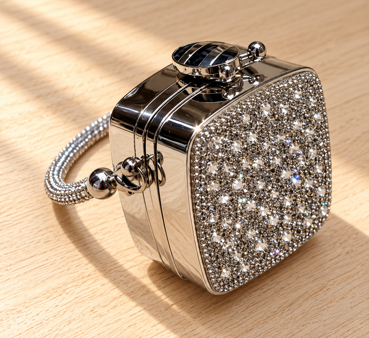 Aurelia Silver – Mini Clutch