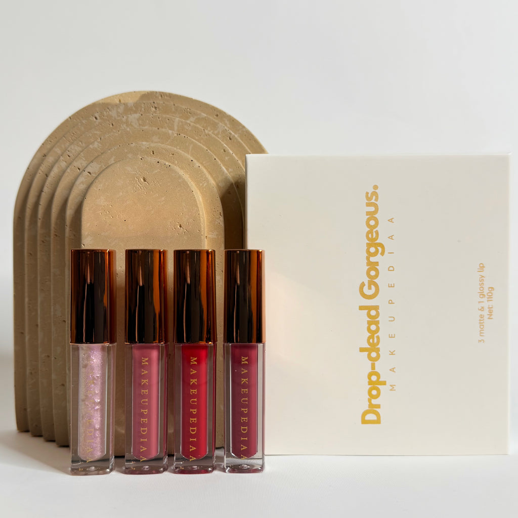 Makeupediaa - Drop dead gorgeous (3 matte & 1 gloss