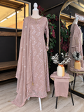 Dusty Rose Elegance Chiffon