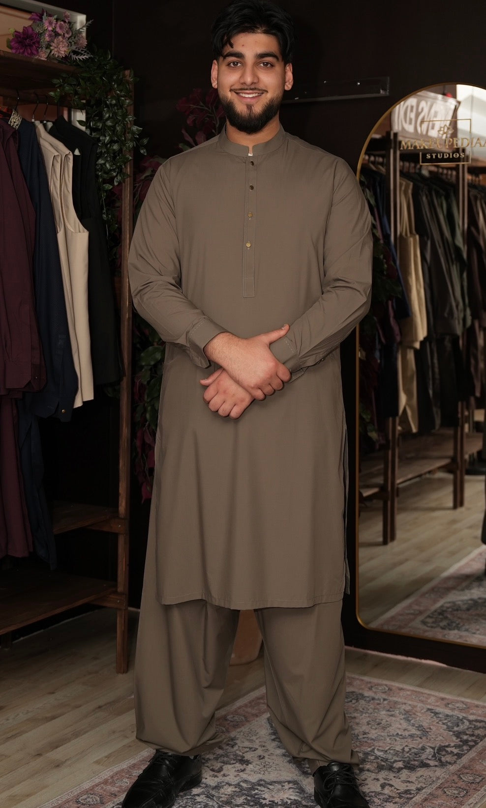 Taupe - W&W Shalwar Kameez