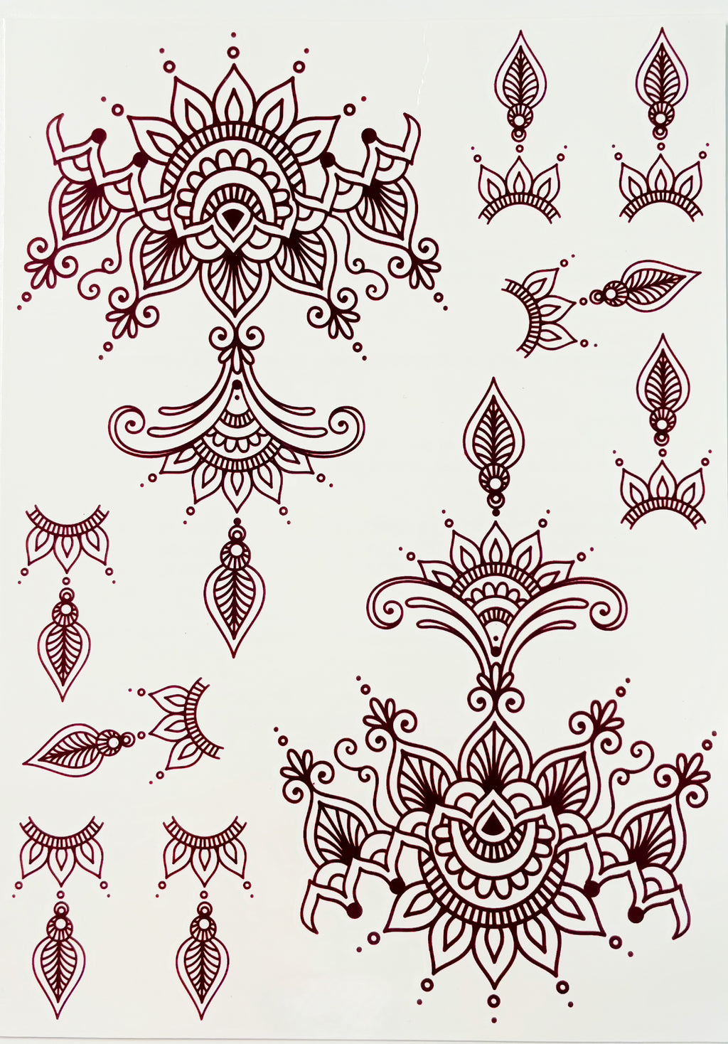 Henna sticker - 2 sider