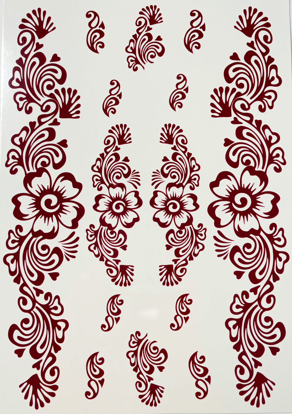 Henna sticker - 2 sider