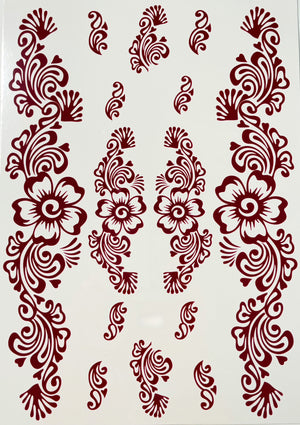 Henna sticker - 2 sider