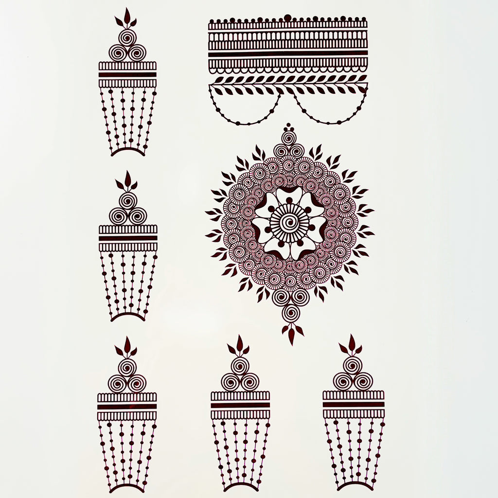 Henna Sticker - 1 side