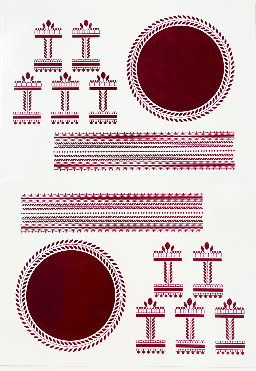Henna sticker - 2 sider
