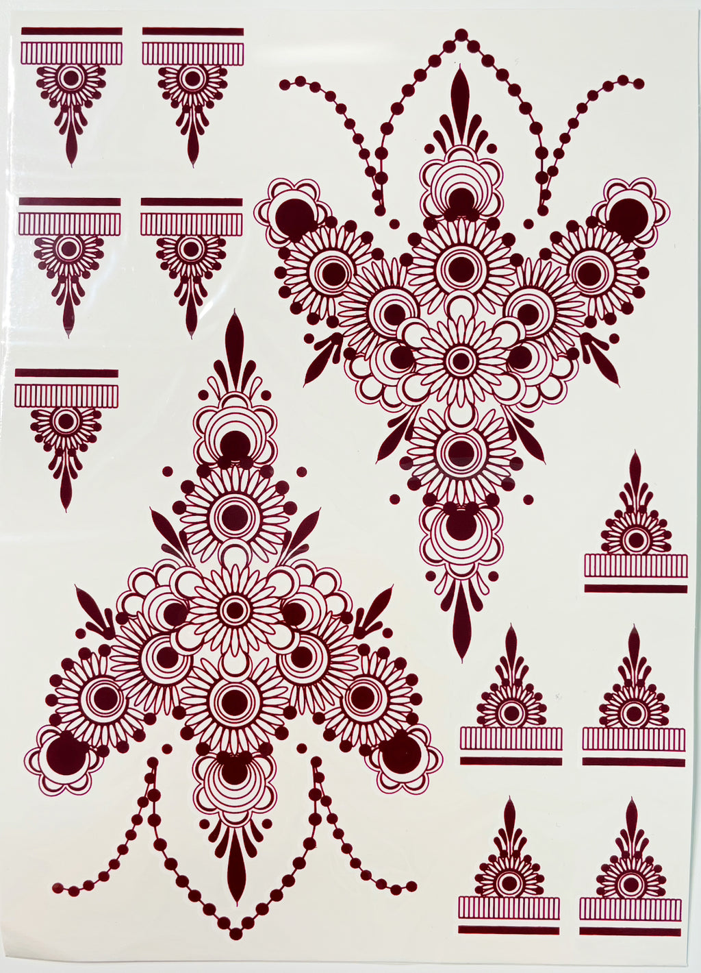 Henna sticker - 2 sider
