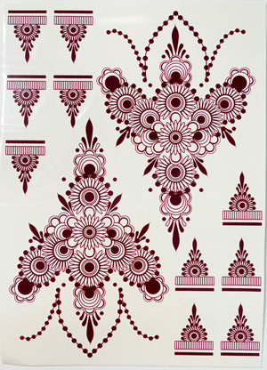 Henna sticker - 2 sider