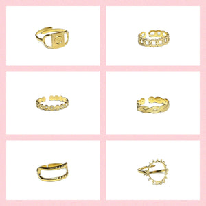 Adriana - Ringset 6stk