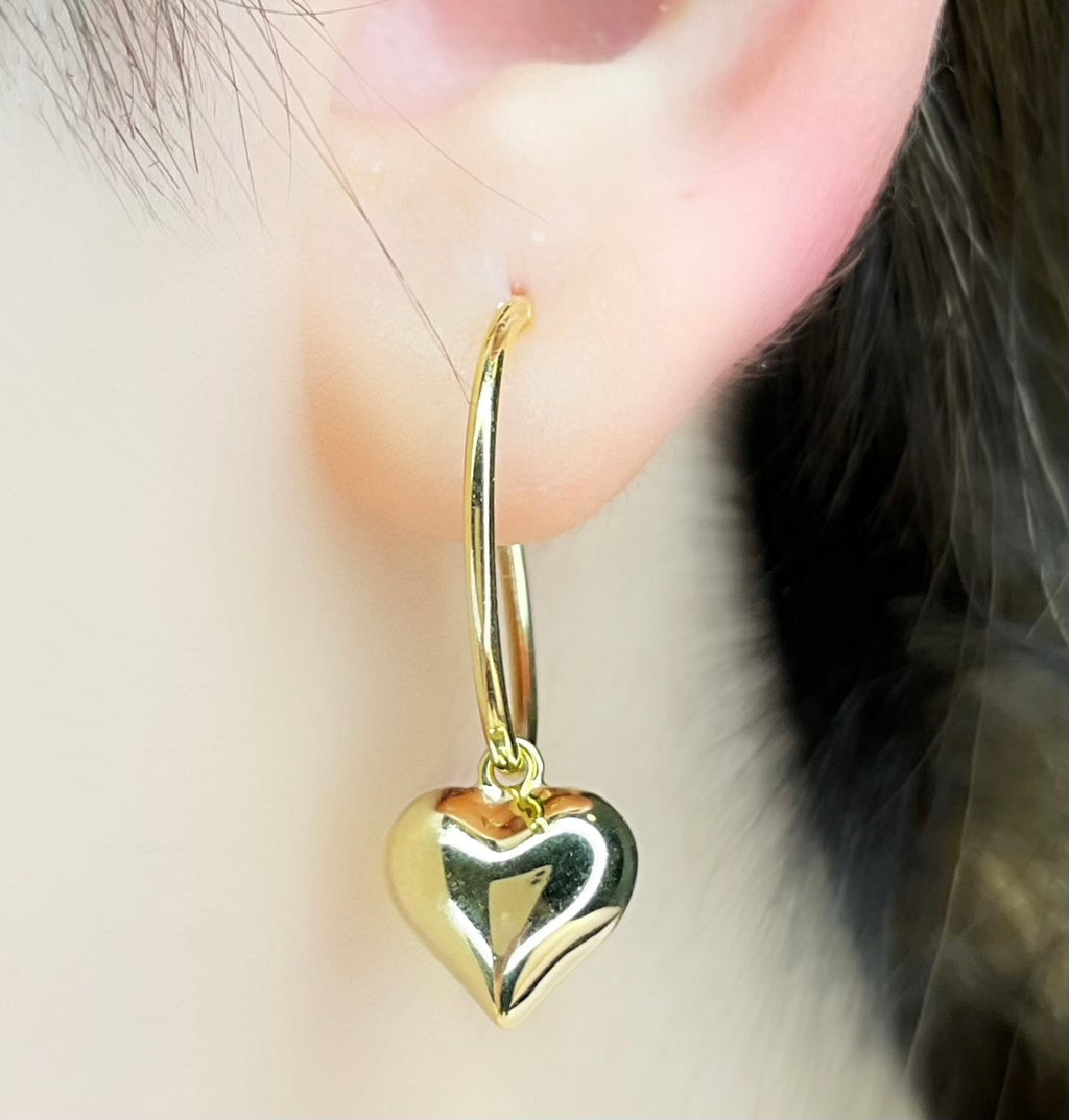 S925 Hoops - Love is in the ear